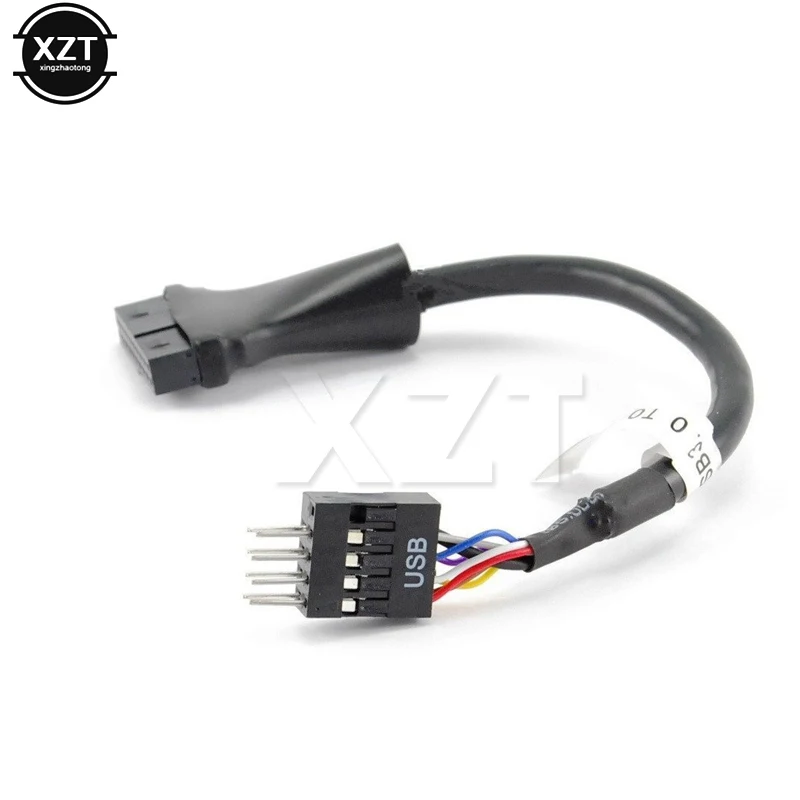 1 шт. материнская плата USB 3 0 20 Pin Женский 3.0 9 pin мужской новый корпус Удлинительный