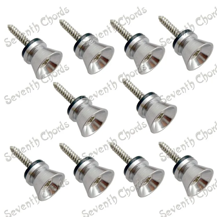 24 шт. замок для гитарного ремня стреплок фиксирующие колышки металлические