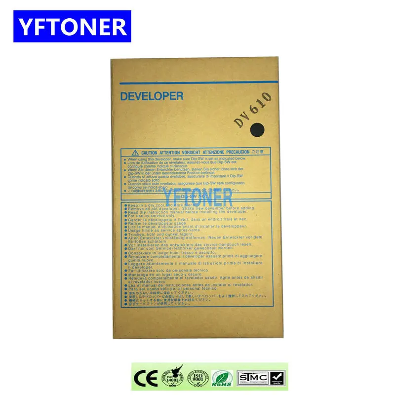 YFTONER DV610 Разработчик для Minolta C6501 C6500 6000 7000 барабанная установка OPC барабан |