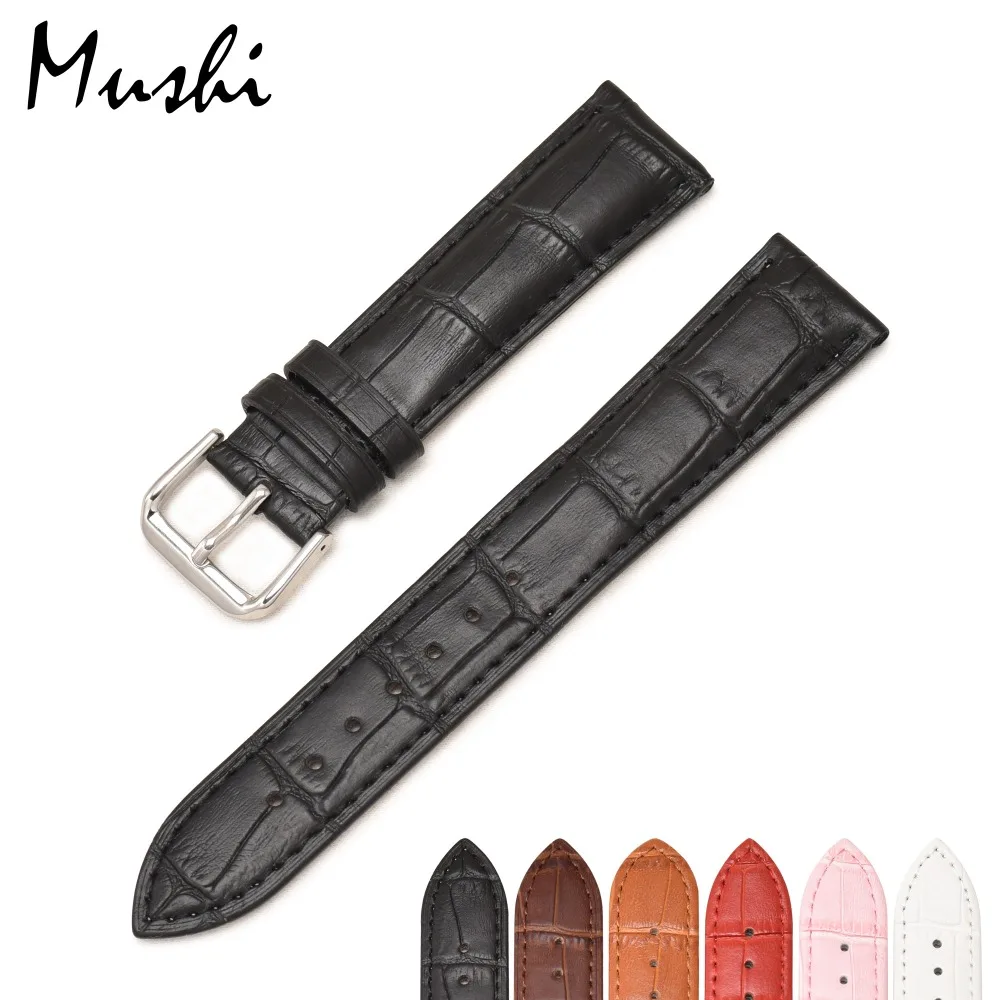 

Leather watch bracelet belt black watchbands genuine leather strap watch band 14mm 16mm 18mm 19mm 20mm 21mm 22mm watch wristband