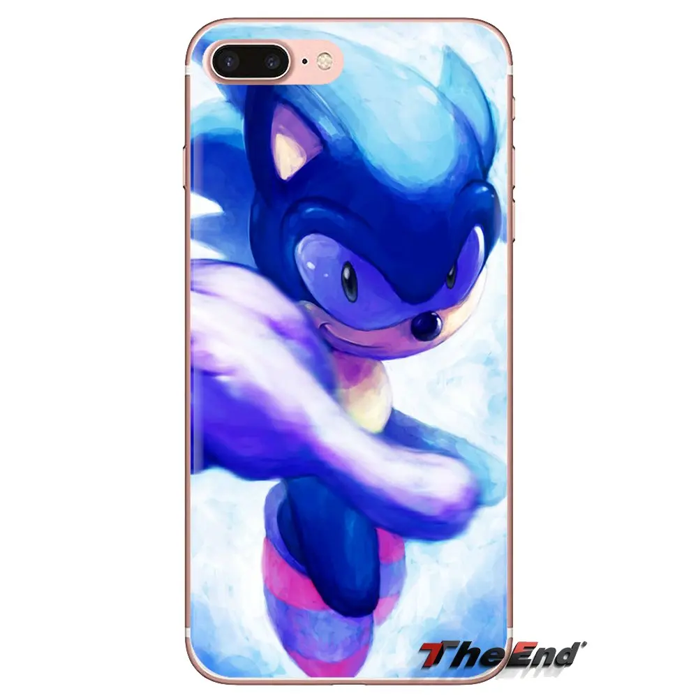 Серебряный Соник Ежик Shadow Sega для LG Spirit Motorola Moto X4 E4 E5 G5 G5S G6 Z Z2 Z3 G2 G3 C Play Plus Мини