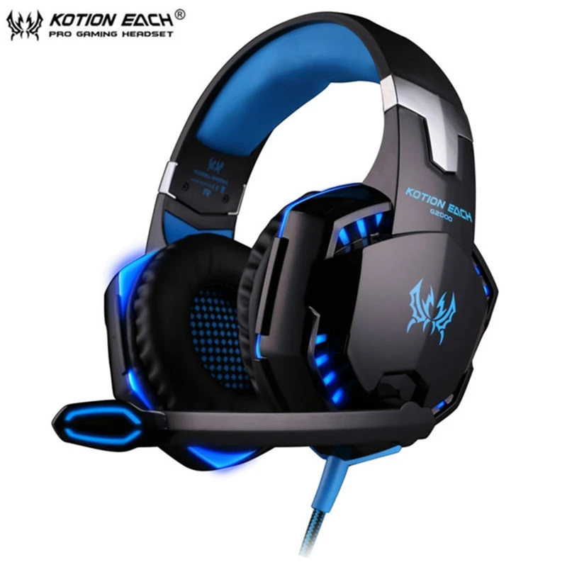 KOTION EACH G 2000 Игровые наушники игровая стерео гарнитура проводные глубокий бас с
