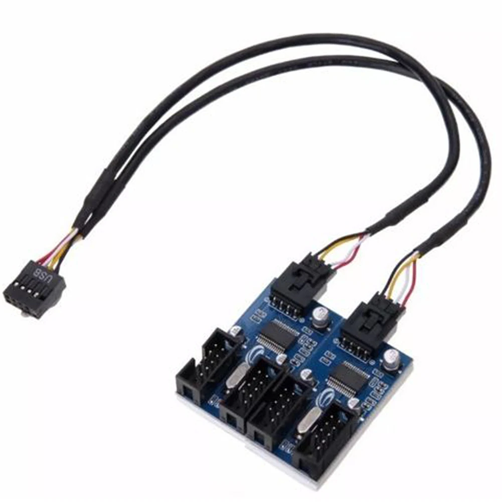 Легко установить адаптер сигнал сплиттера 9Pin заголовок удлинитель несколько от 1