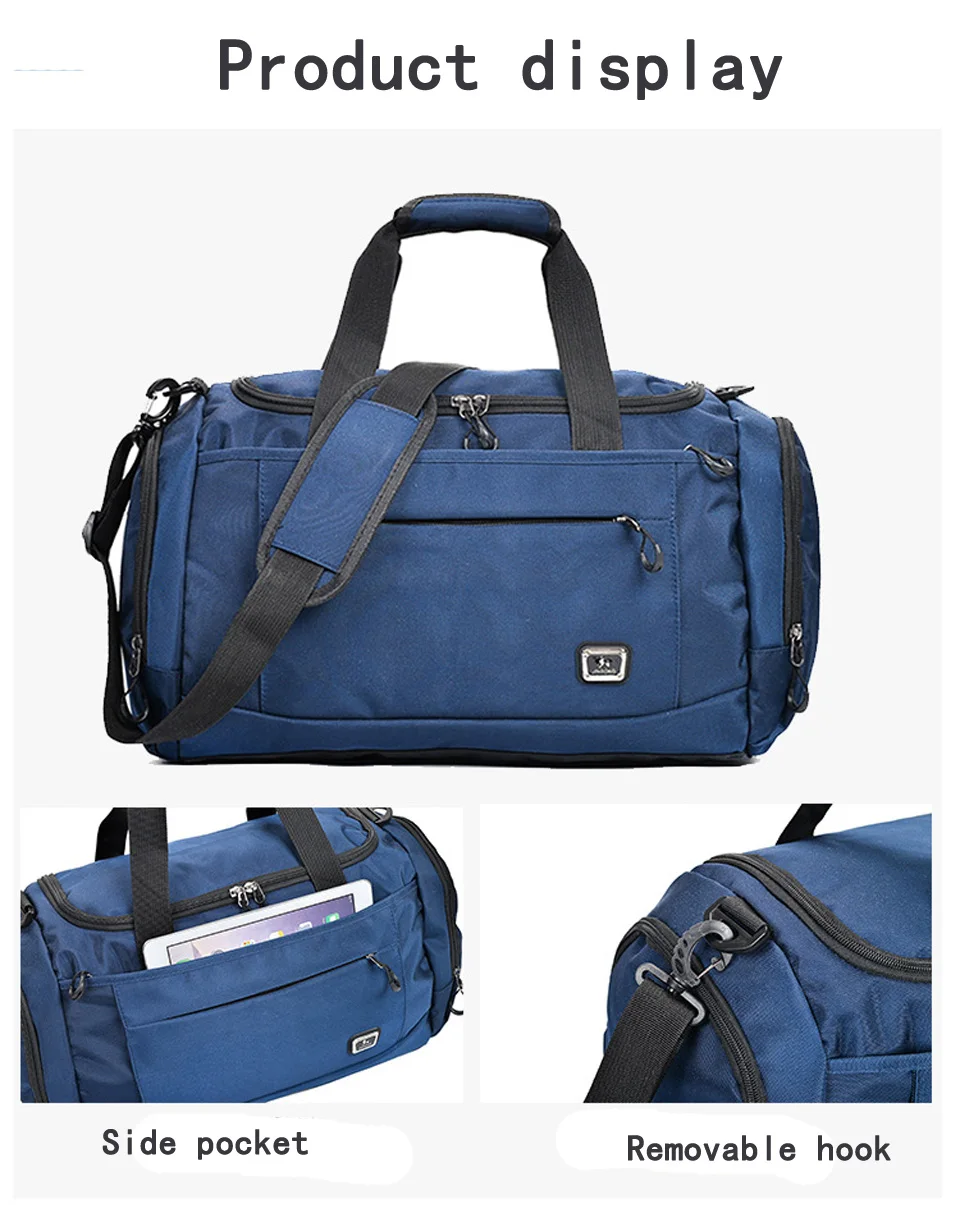Large Capacity Sport Bags Gym Bag Men Woman Fitness Training Yoga Bags Waterproof Travel Outdoor Sports Bag Shoulder Handbag