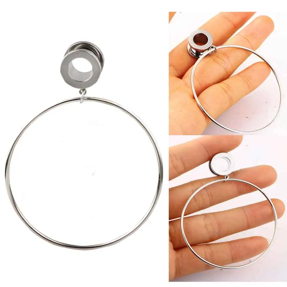 JUNLOWPY тонкая хирургическая сталь в Уши пирсинг заглушки двойные расклешенные