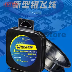 Механическая Чистая медьтонкая серебряная линия по уходу за отпечатками пальцев 0,01 мм 0,009 мм очень тонкая Материнская плата Процессор ремонтная линия