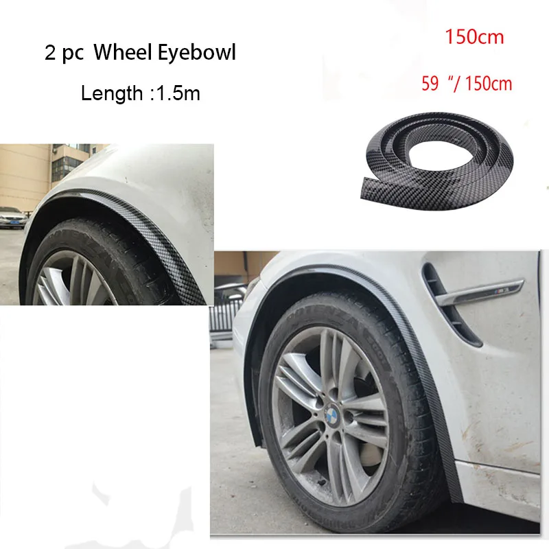 ZD автомобильный Спойлеры из углеродного волокна для переднего бампера и хвоста