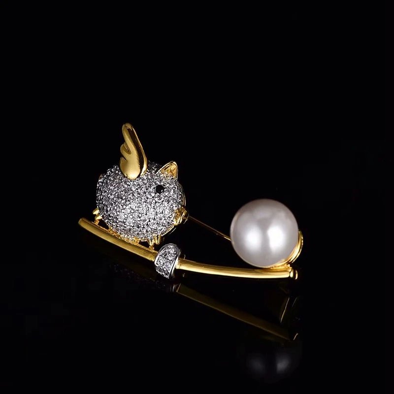 Женская Брошь из серебра 925 пробы с жемчугом|snowflake brooch|pin jewelrybrooch pins |
