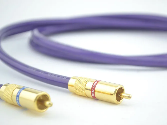 Пара Аудио MC SILVER IT 65 RCA аудио кабель 1 0 м со штыревыми соединителями на обоих