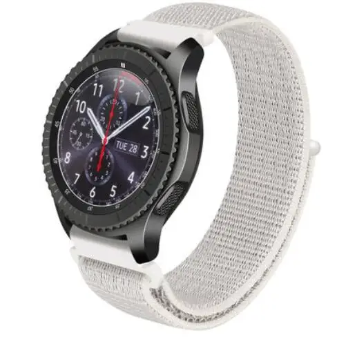 Браслет для Samsung galaxy watch active 42 46 Gear sport s2 s3 Neo Live zenwatch pebble time Ticwatch E/1/2/pro нейлоновый