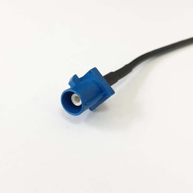 

Fakra C male plug 5005 Bule SMB coax connector pigtail cable RG174 20cm GPS Antenna Extension Cable