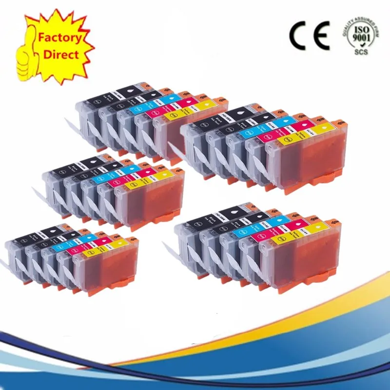 5SET 25PCS PGI-5BK PGI 5 5BK PGI-5 CLI-8 Замена чернильных картриджей для Canon Pixma MP-530 MP-600 MP-600R MP-800 MP-800R MP-810 MP-830 - Цвет: 5SET 25PCS