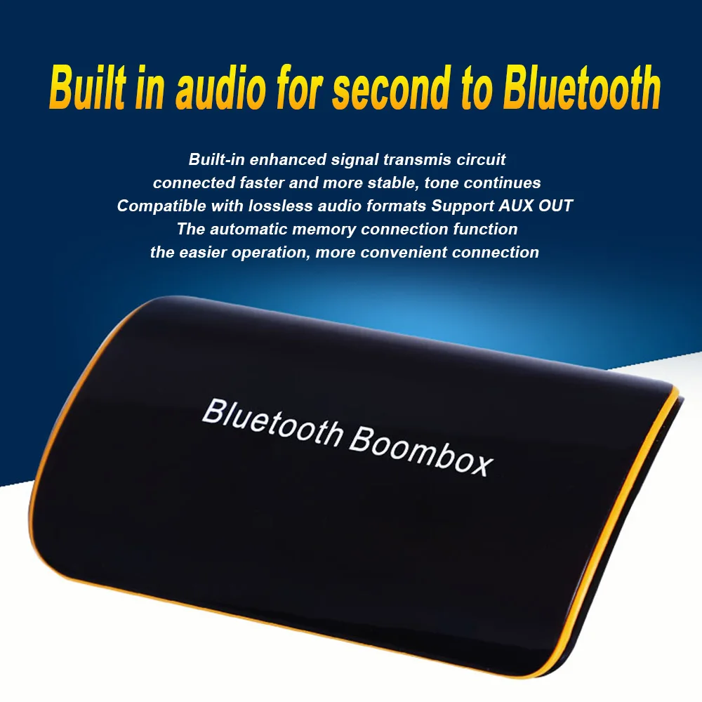 B2 Hifi беспроводной Bluetooth 4 1 ресивер Boombox 3 5 мм AUX стерео A2DP ключ Музыкальный адаптер