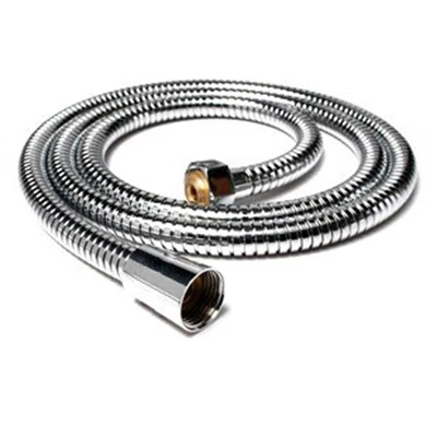 Hose Ванная комната квадратная душевая головка высокого давления водосберегающая ABS Хромированная панель Ручной настенный душ с аксессуарами - Цвет: Hose