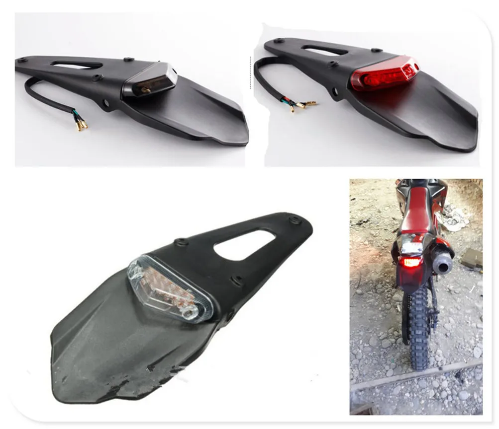 

Off-road beach motorcycle modified fender accessories LED tail light for HONDA CR80R 85R CRF150R CR125R 250R CRF250R