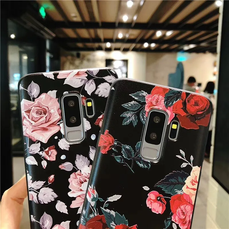 3D рельефный чехол для Samsung Galaxy A8 Plus 2018 Note 9 S7 Edge S8 S9 J3 J5 J7 A3 A5 A7 2016 2017 A6 J4 J6 EU |