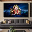 Современные плакаты и принты, настенная Картина на холсте, картины индийского Властелина Ганеша, настенное украшение для гостиной, без рамки