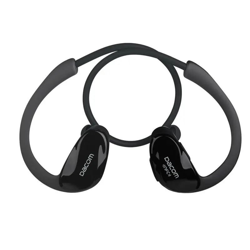 Black NO packaging Оригинальные Dacom Athlete Bluetooth 4,1 Гарнитура беспроводные наушники спортивные стерео наушники с микрофоном и NFC - Цвет: Black NO packaging