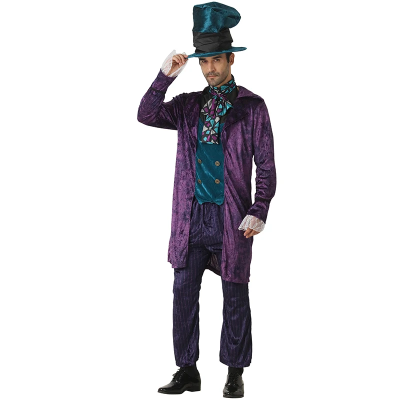 Snailify-disfraz de Halloween para hombre, disfraz de Alicia en el país de las Maravillas, auténtico Sombrero Loco, Purim, Cosplay