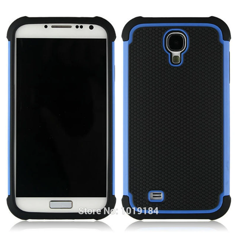 S4 мяч зерна пластиковый чехол противоударный для Samsung Galaxy i9500 I9502 I9506 гибридный
