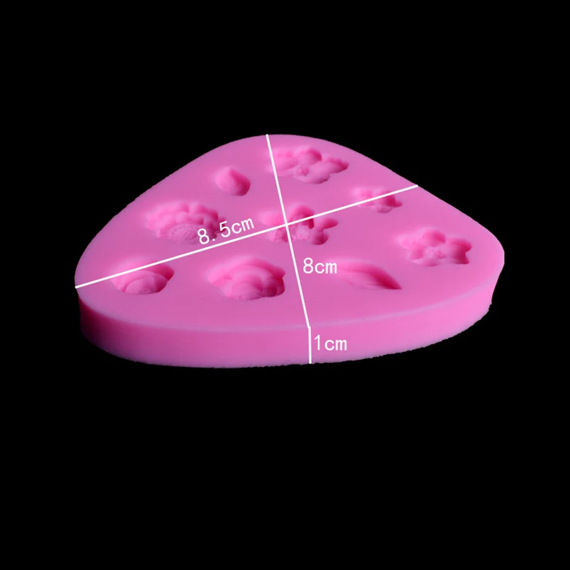 Из мультфильма Холодное сердце 1 шт. форма цветка силиконовой формы 3D Fondant