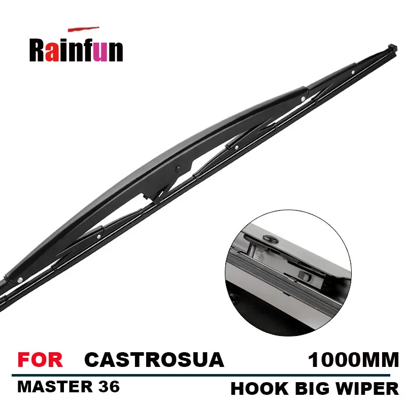 

RAINFUN BUS WIPER BLADE FOR CASTROSUA , MASTER 36 CITY, 1000mm long big wiper blade, HOOK TYPE