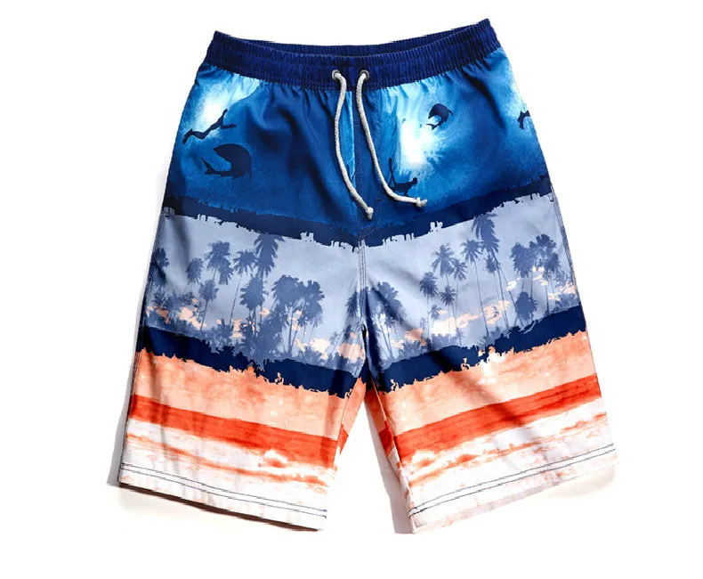 Фото Летние спортивные пляжные брюки с подкладкой для отдыха мужские быстросохнущие