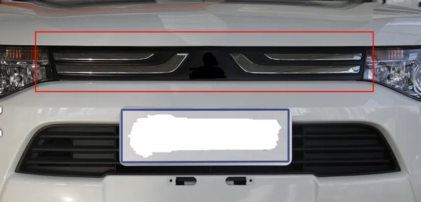 Решетка решетки радиатора переднего бампера вставка для Mitsubishi Outlander 2013 2014 1 шт. |