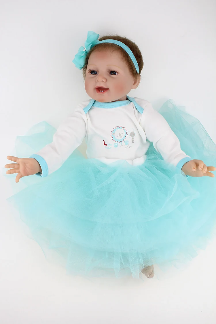 55 см NPKDOLL Новорожденные силиконовые куклы мягкие игрушки ручная работа кукла для