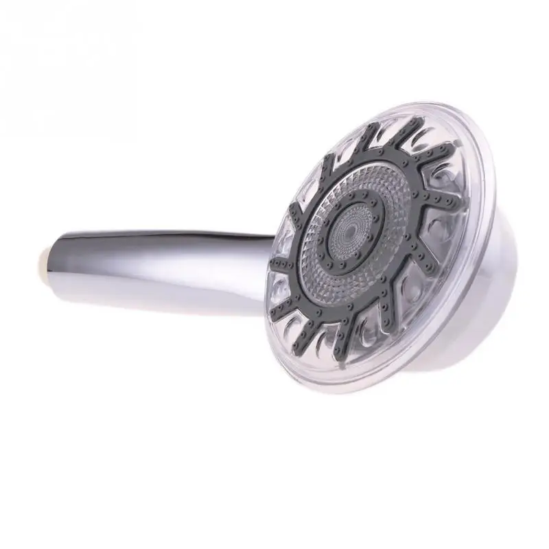 3 вида цветов Светодиодная насадка для душа изменяющая температуру воды осадки