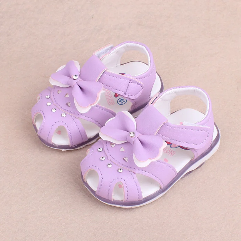 Летние Стильные Детские сандалии; обувь принцессы для девочек; Enfants Chaussures Filles; красивая обувь для маленьких девочек; детские сандалии на плоской подошве - Цвет: As picture
