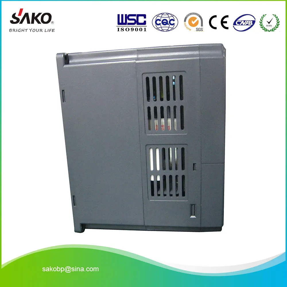 SAKO 230V 2.2KW трехфазный вход 3HP VFD инвертор переменной частоты Профессиональный для