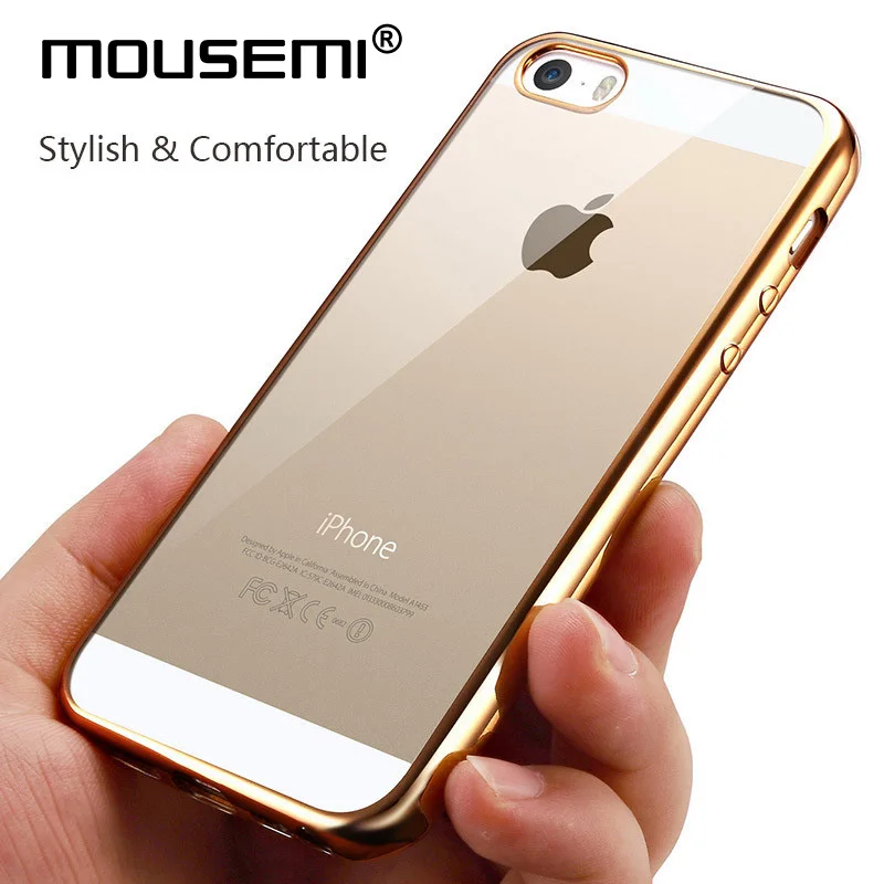 CAPAME 5S для iPhone 6 se 5 чехол из прозрачного силикона милые мягкие Роскошные ультра