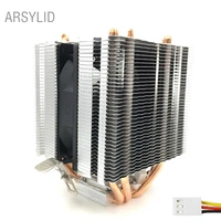 arsylid 3pin 4 heat pipes cpu cooler 9cm cooling fan for intel lga775 1151 1366 2011 cooling for amd am3 am4 radiator fan