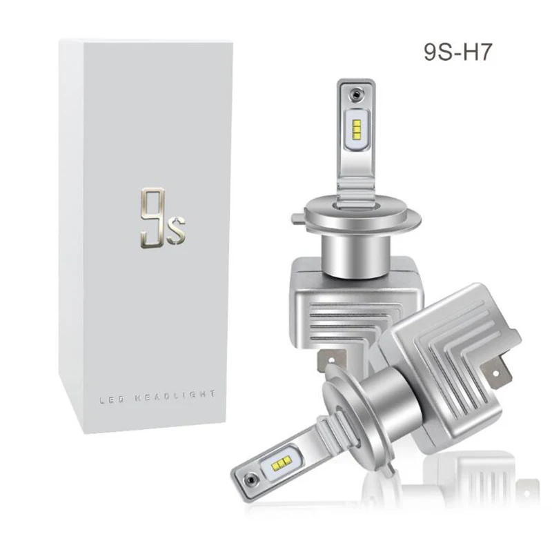 2 шт. Автомобильные фары ZES Chip H4 led H7 H11 9005 H1 9006 40 Вт 6000LM 9S дальнего света лампы Canbus