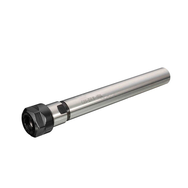 

C20 ER16A 150L Collet Chuck Holder CNC Mill Extension Rod Straight Shank