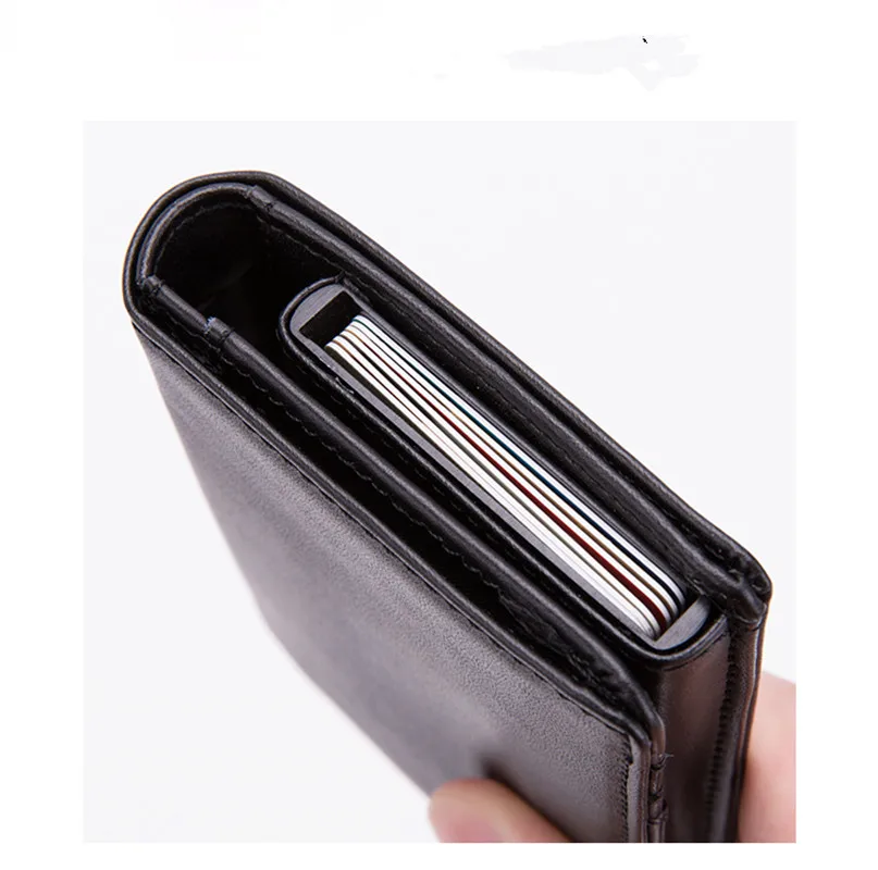 Новинка 2019 бумажник с отделением для карт RFID защита от кражи защиты кошелька