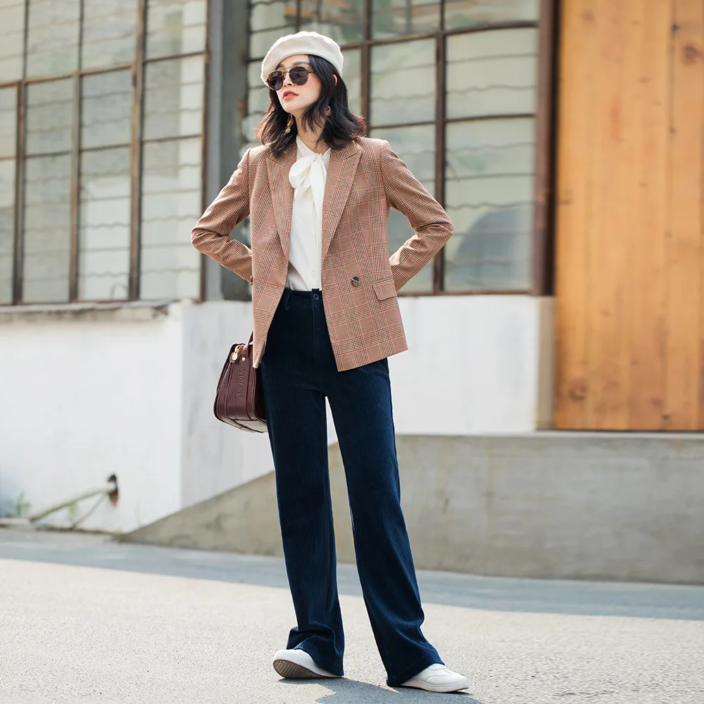 Женский костюм 2019 новый осенне зимний модный приталенный Блейзер|Женские