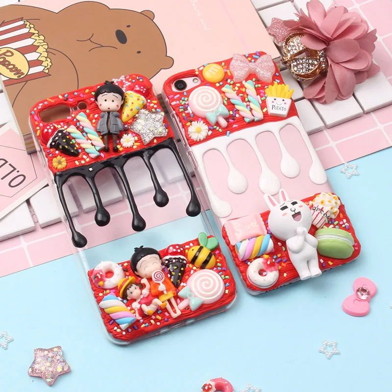 Cream Phone Cases For Motorola Moto One Power C Z Z2 Z3 Play G4 G5 G5S G6 Plus E4 E5 Stereo 3D Simulated Shipping Free |