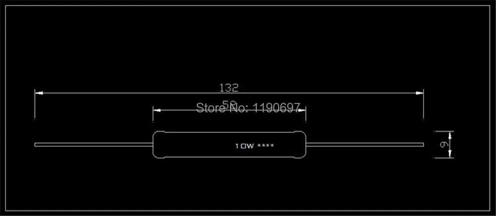 Профессиональное сопротивление катоду 10 Вт 500 Ом 1 к Hi-Fi EL34 kt88 6L6 шт. бесплатная