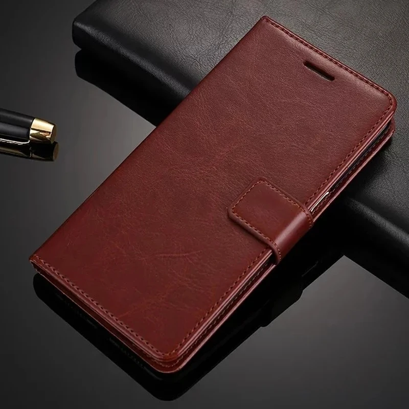 Кожаный чехол для телефона Sony Xperia L2 L1 XA1 XA XA2 X XA3 Ultra 1 10 Plus XZ1 XZ2 XZ3 компактный мини
