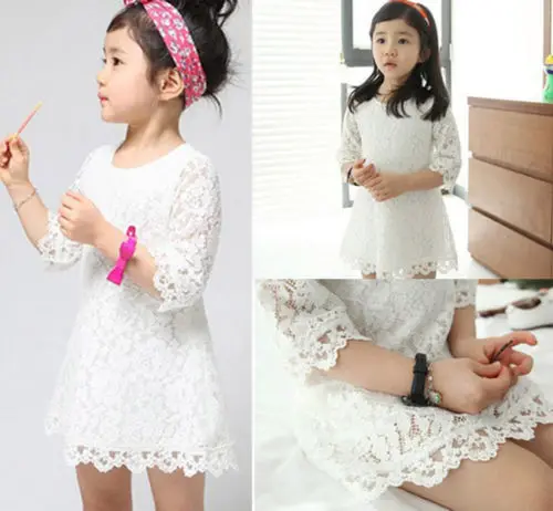 Летние платья в 3-х цветах 2014 г. для девочек платье принцессы с выбитыми