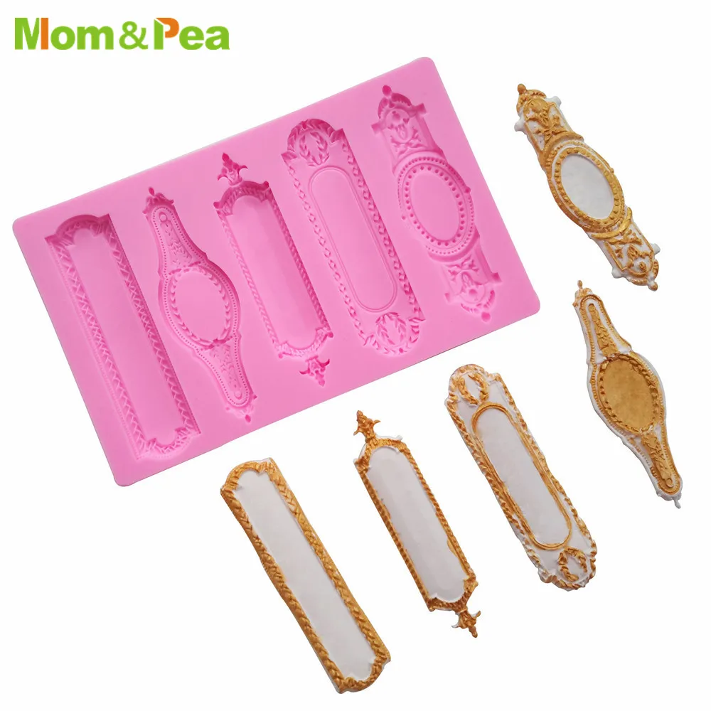 Декоративная силиконовая форма Mom & Pea MPA0755 украшение для торта 3D помадки пищевого