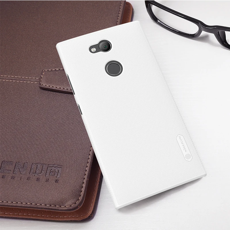 Nillkin простой Чехлы для sony Xperia L2 корпус Пластик твердый переплет сопротивление