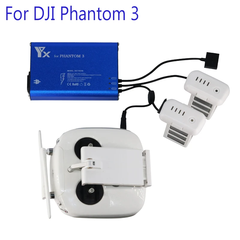 Зарядное устройство Phantom 3 для DJI Flight зарядное аккумуляторов с дистанционным