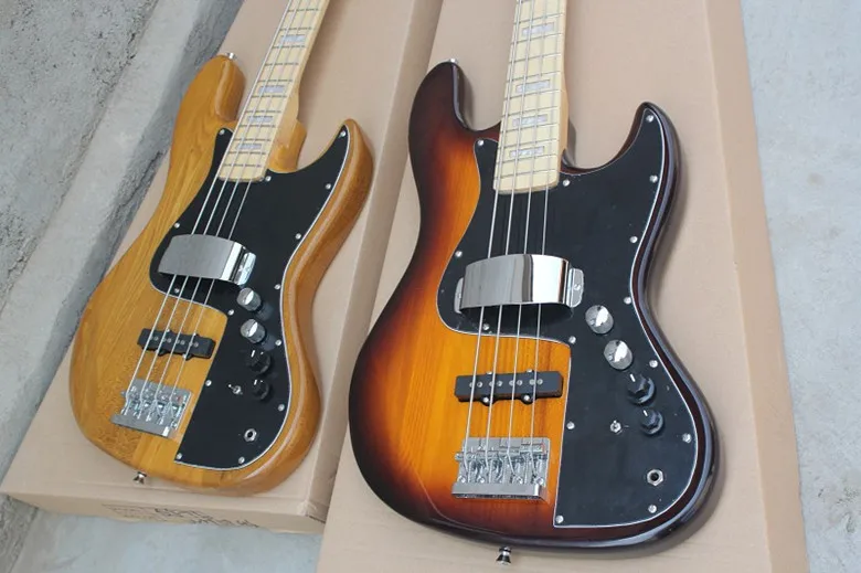 Новое поступление Firehawk Custom Shop Белый& натуральный& Sunburst активный 9 в 4 струны джаз бас гитара Маркус Миллер клен гриф