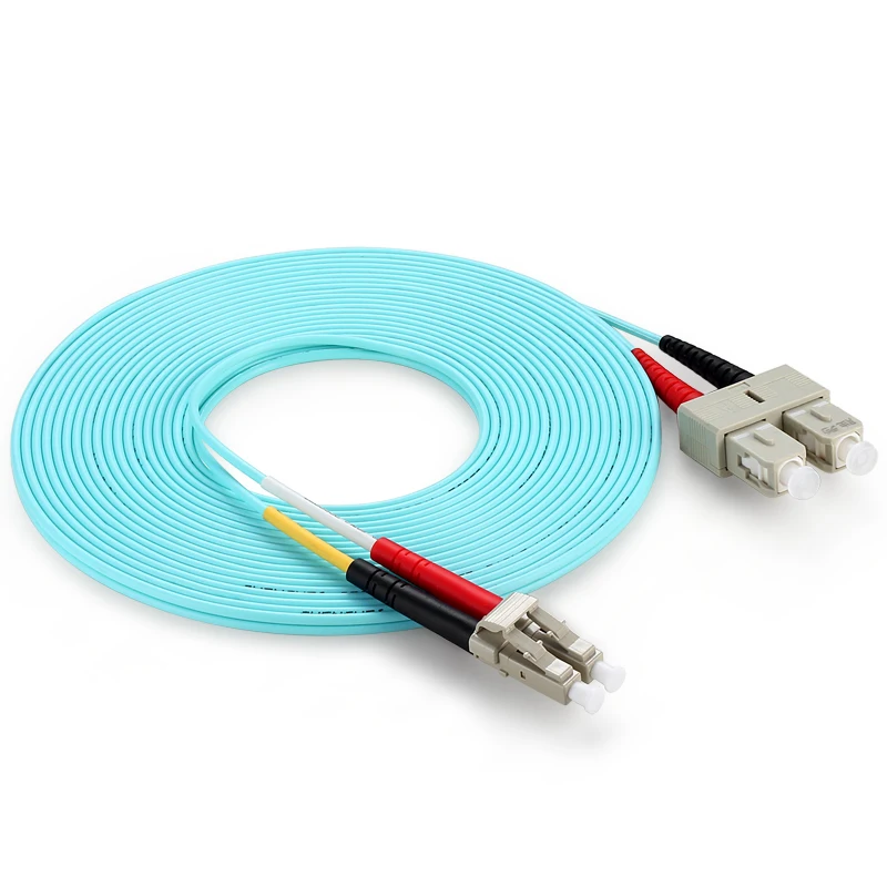1 м LC SC волоконно оптический кабель 10G многомодовый дуплексный патч корд OM3