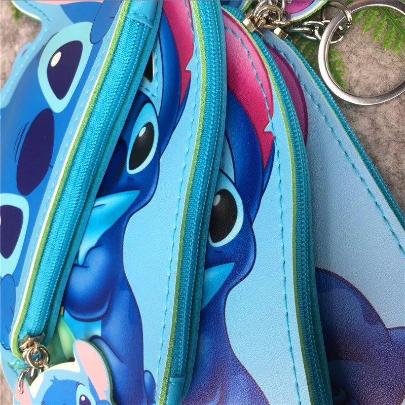 Disney мультфильм стежка кошелек монета ключ подвеска на рюкзак Монета карты пакет брелок для ключей аксессуары