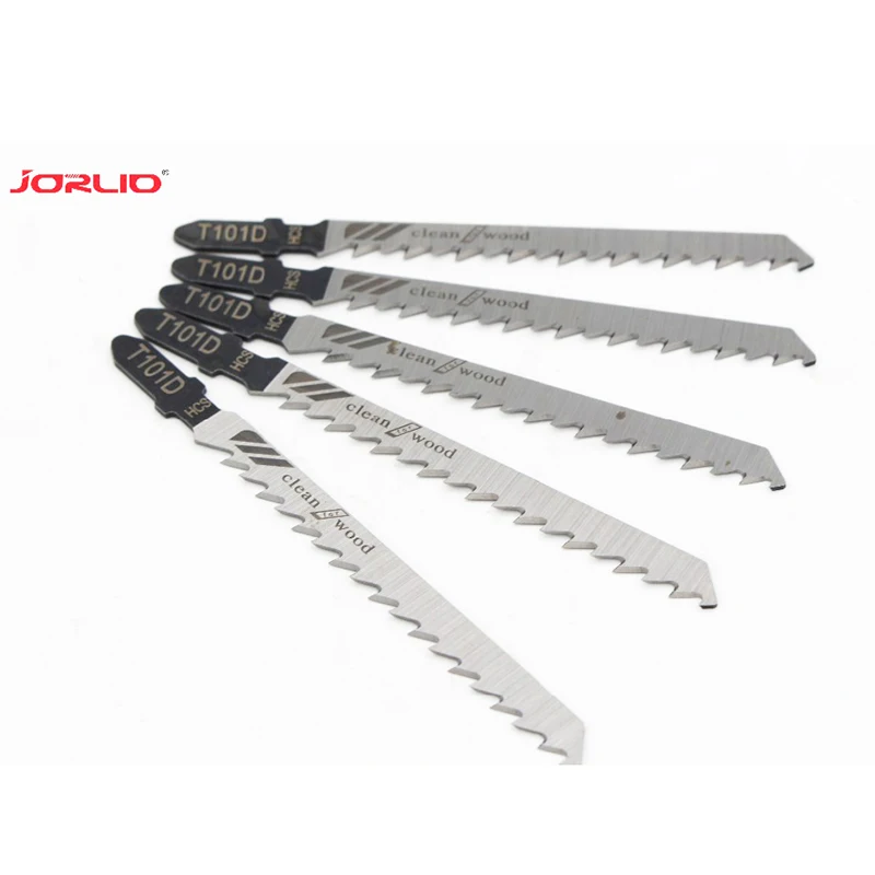 25 шт. HCS Jigsaw Blades T101D T144D T244D t-хвостовик инструмент кривой наборы для резки древесины