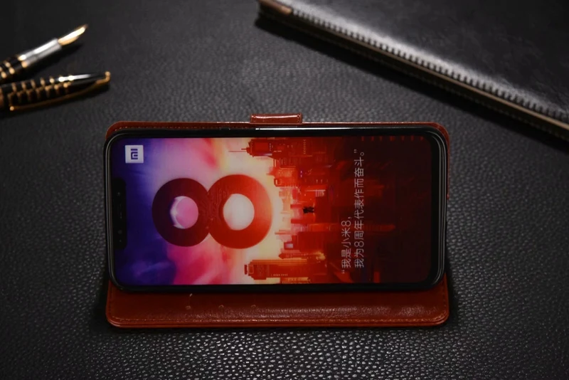 Чехол-книжка кошелек Обложка кожаный чехол для телефона Xiaomi mi на возраст 3 4 5 5C 5X 6X
